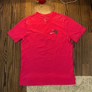 Nike SB Shirt 👕. Watermelon 🍉 Pink . Logo On Front & Back . Large .